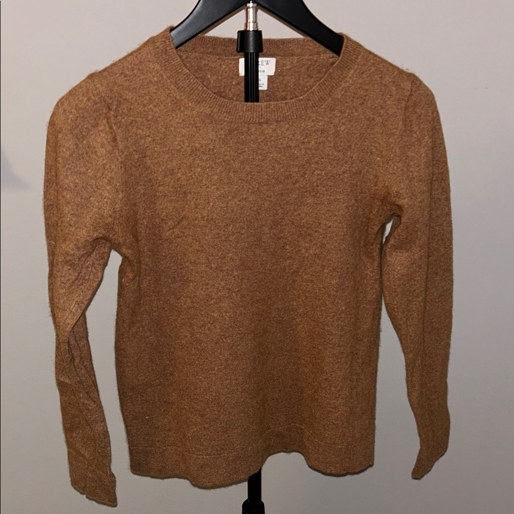 J. Crew Teddie Sweater in Rich Brown
